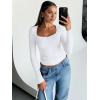 image:imageTrendy Queen Womens Long Sleeve Tops Going Out Top Trendy Cute Shirt Y2k Clothes Fashion Clothing Fall Outfits 2026White