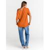 image:imageTrendy Queen Womens Off The Shoulder Tops Oversized TShirts Short Sleeve Tees Summer 2026 Casual Spring Fashion ClothesOrange