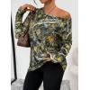 image:imageTrendy Queen Womens Off The Shoulder Tops Oversized Tshirts Long Sleeve 2026 Casual Basic TeesPrinted2