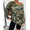 image:imageTrendy Queen Womens Off The Shoulder Tops Oversized Tshirts Long Sleeve 2026 Casual Basic TeesPrinted2