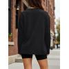 image:imageTrendy Queen Womens Oversized Long Sleeve T Shirts 2026 Basic Crewneck Tee Fall Tops Casual Workout Y2K ClothesBlack