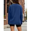 image:imageTrendy Queen Womens Oversized Long Sleeve T Shirts 2026 Basic Crewneck Tee Fall Tops Casual Workout Y2K ClothesBlue