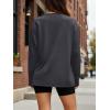 image:imageTrendy Queen Womens Oversized Long Sleeve T Shirts 2026 Basic Crewneck Tee Fall Tops Casual Workout Y2K ClothesDeepgrey