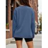 image:imageTrendy Queen Womens Oversized Long Sleeve T Shirts 2026 Basic Crewneck Tee Fall Tops Casual Workout Y2K ClothesHazeblue