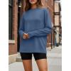 image:imageTrendy Queen Womens Oversized Long Sleeve T Shirts 2026 Basic Crewneck Tee Fall Tops Casual Workout Y2K ClothesHazeblue