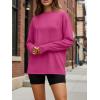 image:imageTrendy Queen Womens Oversized Long Sleeve T Shirts 2026 Basic Crewneck Tee Fall Tops Casual Workout Y2K ClothesHotpink