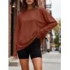 image:imageTrendy Queen Womens Oversized Long Sleeve T Shirts 2026 Basic Crewneck Tee Fall Tops Casual Workout Y2K ClothesMaple