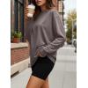 image:imageTrendy Queen Womens Oversized Long Sleeve T Shirts 2026 Basic Crewneck Tee Fall Tops Casual Workout Y2K ClothesNetmeg