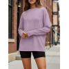 image:imageTrendy Queen Womens Oversized Long Sleeve T Shirts 2026 Basic Crewneck Tee Fall Tops Casual Workout Y2K ClothesPurple
