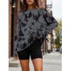 image:imageTrendy Queen Womens Oversized Long Sleeve T Shirts 2026 Basic Crewneck Tee Fall Tops Casual Workout Y2K ClothesTiedyegrey