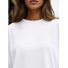 image:imageTrendy Queen Womens Oversized Long Sleeve T Shirts 2026 Basic Crewneck Tee Fall Tops Casual Workout Y2K ClothesWhite