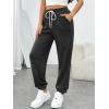 image:imageTrendy Queen Womens Sweatpants Athletic Joggers Baggy Pants Lounge Bottom 2026 Fall Fashion with PocketsDarkgrey