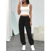image:imageTrendy Queen Womens Sweatpants High Waisted Winter Baggy Lounge Pants Fall Active Fleece Comfy Joggers 2026Black