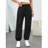 image:imageTrendy Queen Womens Sweatpants High Waisted Winter Baggy Lounge Pants Fall Active Fleece Comfy Joggers 2026Black
