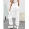 image:imageTrendy Queen Womens Sweatpants High Waisted Winter Baggy Lounge Pants Fall Active Fleece Comfy Joggers 2026White