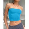 image:imageTrendy Queen Womens Tube Tops Strapless Crop Tops Basic Backless Sleeveless Going Out 2026 Spring Outfits Summer ClothesBlue