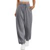 image:imageTrendy Queen Sweatpants Women Baggy Joggers with Pockets Lounge Comfy Barrel Pants Teens Cute Y2K Sports Fall Clothes 2026Blackgrey