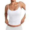 image:imageTrendy Queen Womens Adjustable Spaghetti Strap CamisoleWhite