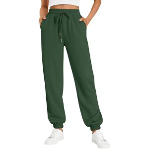 image:imageTrendy Queen Womens Sweatpants Athletic Joggers Baggy Pants Lounge Bottom 2026 Fall Fashion with PocketsGreen