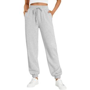 image:imageTrendy Queen Womens Sweatpants Athletic Joggers Baggy Pants Lounge Bottom 2026 Fall Fashion with PocketsGrey