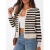 image:imageTrendy Queen Lightweight Cardigan Sweaters for WomenApricot Black