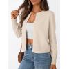 image:imageTrendy Queen Lightweight Cardigan Sweaters for WomenBeige