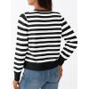 image:imageTrendy Queen Lightweight Cardigan Sweaters for WomenBlack White