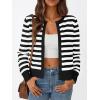 image:imageTrendy Queen Lightweight Cardigan Sweaters for WomenBlack White