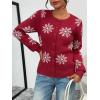 image:imageTrendy Queen Lightweight Cardigan Sweaters for WomenChristmas Red