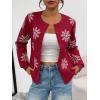 image:imageTrendy Queen Lightweight Cardigan Sweaters for WomenChristmas Red