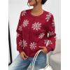 image:imageTrendy Queen Lightweight Cardigan Sweaters for WomenChristmas Red