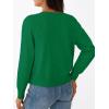 image:imageTrendy Queen Lightweight Cardigan Sweaters for WomenGreen