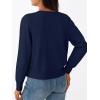 image:imageTrendy Queen Lightweight Cardigan Sweaters for WomenNavy