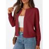 image:imageTrendy Queen Lightweight Cardigan Sweaters for WomenWine