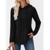 image:imageTrendy Queen Womens Hoodies Oversized Sweatshirts Long Sleeve Shirts Sweaters Fall Pullovers Tops Black XL