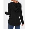 image:imageTrendy Queen Womens Hoodies Oversized Sweatshirts Long Sleeve Shirts Sweaters Fall Pullovers Tops Black XL