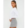 image:imageTrendy Queen Womens Long Sleeve Crop Tops Basic Slim Fitted Shirts Spring Fashion Outfits 2026 Teen Girl ClothesWhite