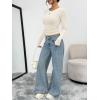 image:imageTrendy Queen Womens Long Sleeve TShirts Basic Crop Tops 2026 Spring Fashion Outfits Going Out Winter ClothesApricot