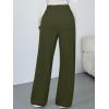 image:imageTrendy Queen Womens Lounge Pants Wide Leg Sweatpants Comfy Barrel Pajamas Pants Baggy Flowy 2025 Fashion Outfits with PocketsArmy Green