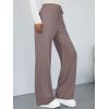 image:imageTrendy Queen Womens Lounge Pants Wide Leg Sweatpants Comfy Barrel Pajamas Pants Baggy Flowy 2025 Fashion Outfits with PocketsRose Taupe