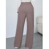 image:imageTrendy Queen Womens Lounge Pants Wide Leg Sweatpants Comfy Barrel Pajamas Pants Baggy Flowy 2025 Fashion Outfits with PocketsRose Taupe
