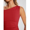 image:imageTrendy Queen Womens Off The Shoulder Crop Top Sleeveless Stretchy Bodycon Tank Y2K Fashion Sling TShirt for SummerRed