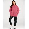 image:imageTrendy Queen Womens Oversized Hoodies Fleece Sweatshirts Fall Fashion Pullover Sweaters Winter ClothesWatermelon