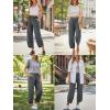 image:imageTrendy Queen Womens Wide Leg Pants Boho Summer Capri Palazzo Harem Casual Barrel Sweatpants Baggy Slacks with PocketsBlackgrey