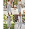 image:imageTrendy Queen Womens Wide Leg Pants Boho Summer Capri Palazzo Harem Casual Barrel Sweatpants Baggy Slacks with PocketsGrey