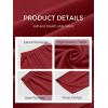image:imageTrendy Queen Womens Wide Leg Pants Boho Summer Capri Palazzo Harem Casual Barrel Sweatpants Baggy Slacks with PocketsRed