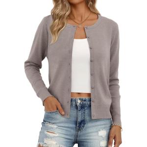 image:imageTrendy Queen Lightweight Cardigan Sweaters for WomenCamel