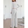 image:imageTrendy Queen 2 Piece Matching Lounge Sets for Women Fall Fashion Outfits 2026 Two Piece Travel Sweatsuits ClothesOat Grey