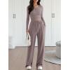 image:imageTrendy Queen 2 Piece Matching Lounge Sets for Women Fall Fashion Outfits 2026 Two Piece Travel Sweatsuits ClothesRose Taupe