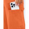 image:imageTrendy Queen Womens Cargo Sweatpants Wide Leg Workwear Pants with Pockets amp Elastic Waist Casual Joggers for TravelOrange